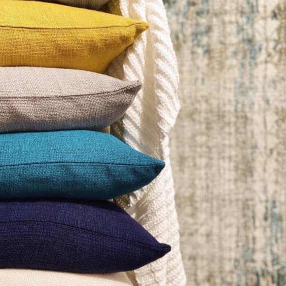 West Elm silk Handloomed Pillow Cover (set of 2) - Picture 3 of 7